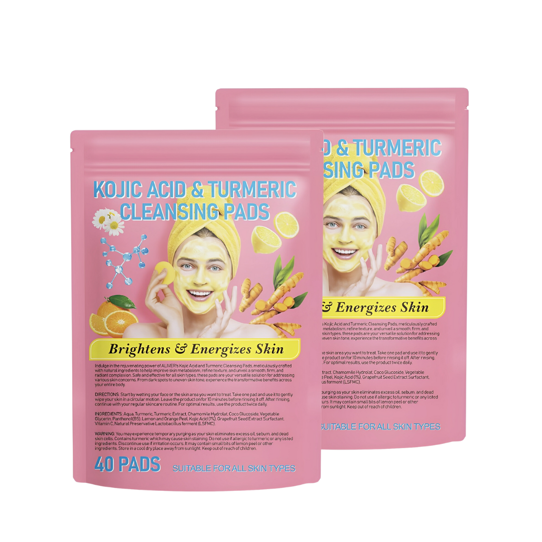 Turmeric Kojic Acid Exfoliating Cleansing Pads
