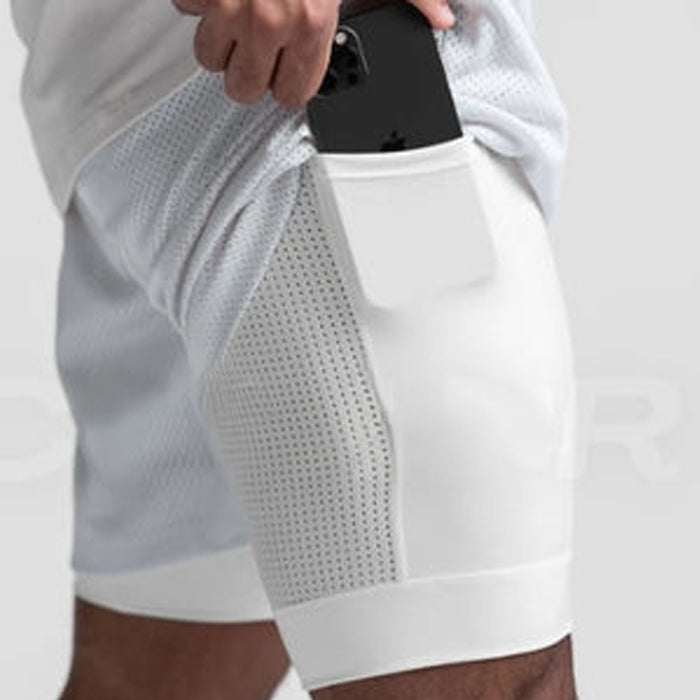 COMPRA 2 Y LLEVA 4 - Shorts 2 en 1 Doble Capa de Compresión